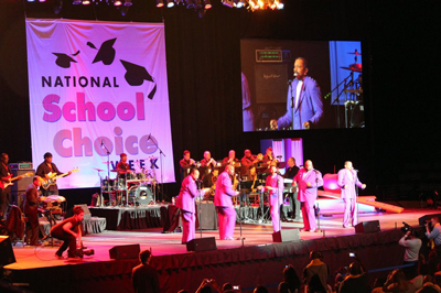 The Temptations perform at the kickoff to National School Choice Week 2012 in New Orleans, Louisiana (Jan 21, 2012)